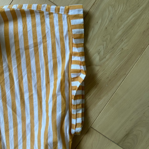 Striped Button Down Shirt - Yellow and White - Picture 3 of 5